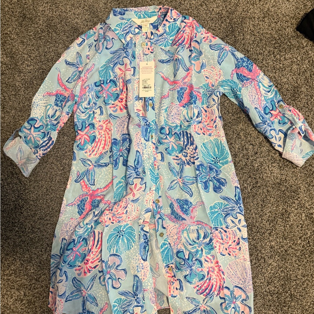 Lilly Pulitzer Natalie Shirtdress- New with tags!